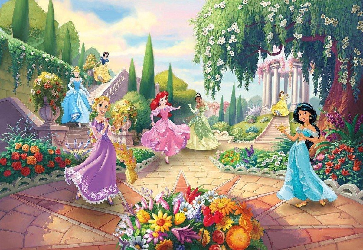 KOMAR Disney Princess Park Disney Prinsessen Fotobehang 368x254cm