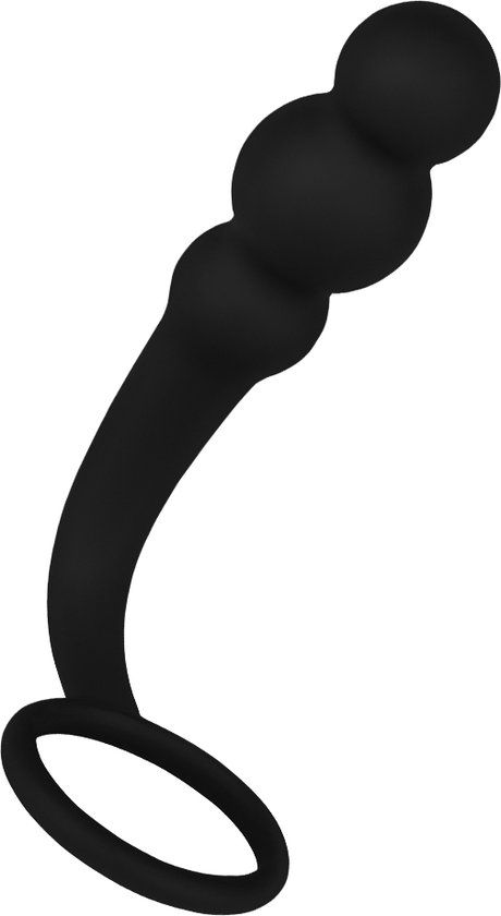 EIS Triple A Import GmbH Sensuele anaalplug met testikelring, 14,5 cm