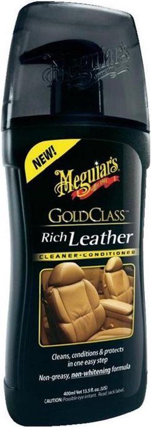 Meguiar's Gold Class Rich Leather Cleaner & Conditioner 400 ml