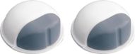AMIG Deurstopper/deurbuffer - 2x - D50mm - zelfklevend - wit