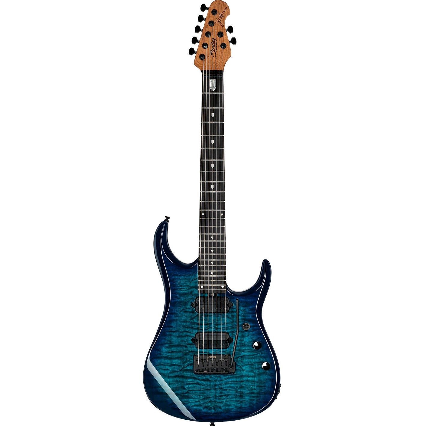 Sterling by Music Man JP157D John Petrucci Signature 7-String Electric Guitar - Cerulean Paradise