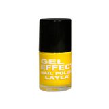 Layla Cosmetics Gel Effect nagellak 10 ml Geel