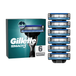 Gillette Mach3 Cartouches de lames de rasoir pour homme, à 3 lames, 6 cartouches de lames, lames plus résistantes que l’acier