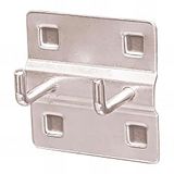 10 Ganchos Dobles 56 x 65 x 35 mm Nuevo Modelo