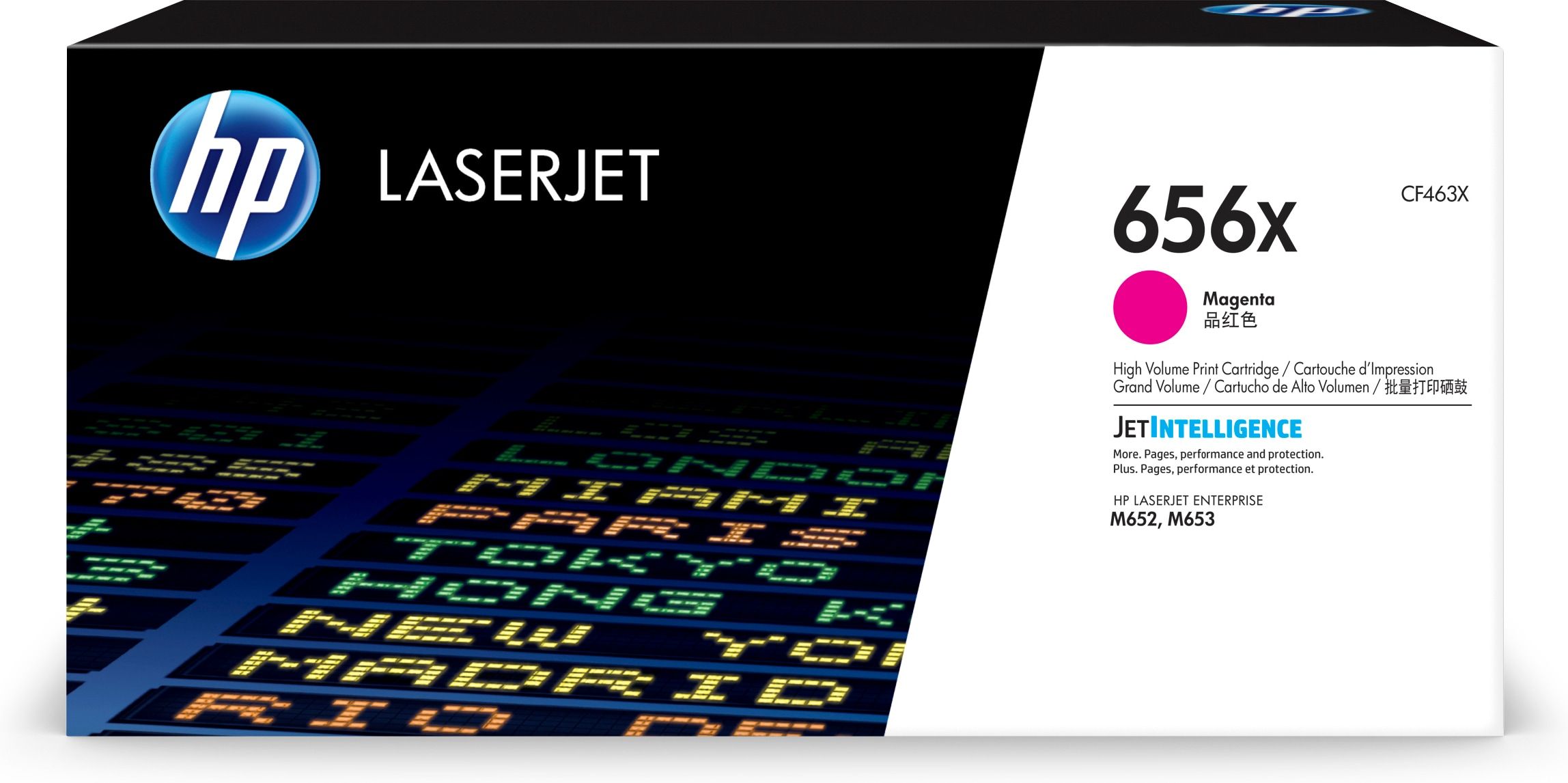 HP 656X High Capacity Magenta Toner Cartridge - Original
