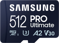 Samsung PRO Ultimate 512GB microSDXC + SD Adapter