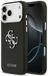 Guess Étui Pour iPhone 17 Pro Logo Grainé 4G Magnétique Avec Logo