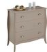 Merkloos / Sans marque Wan GmbH Barokstijl Commode met 3 Laden in Taupe