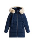 Tommy Hilfiger Mw Down Slim Manteau Dark Night Navy
