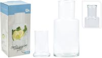 Excellent Houseware waterkaraf met drinkglas 1500ml