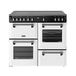 Stoves ST444412022 - Fornuis - Elektrisch - Inductie kookplaat - 5 zones - 4 ovens - Wit