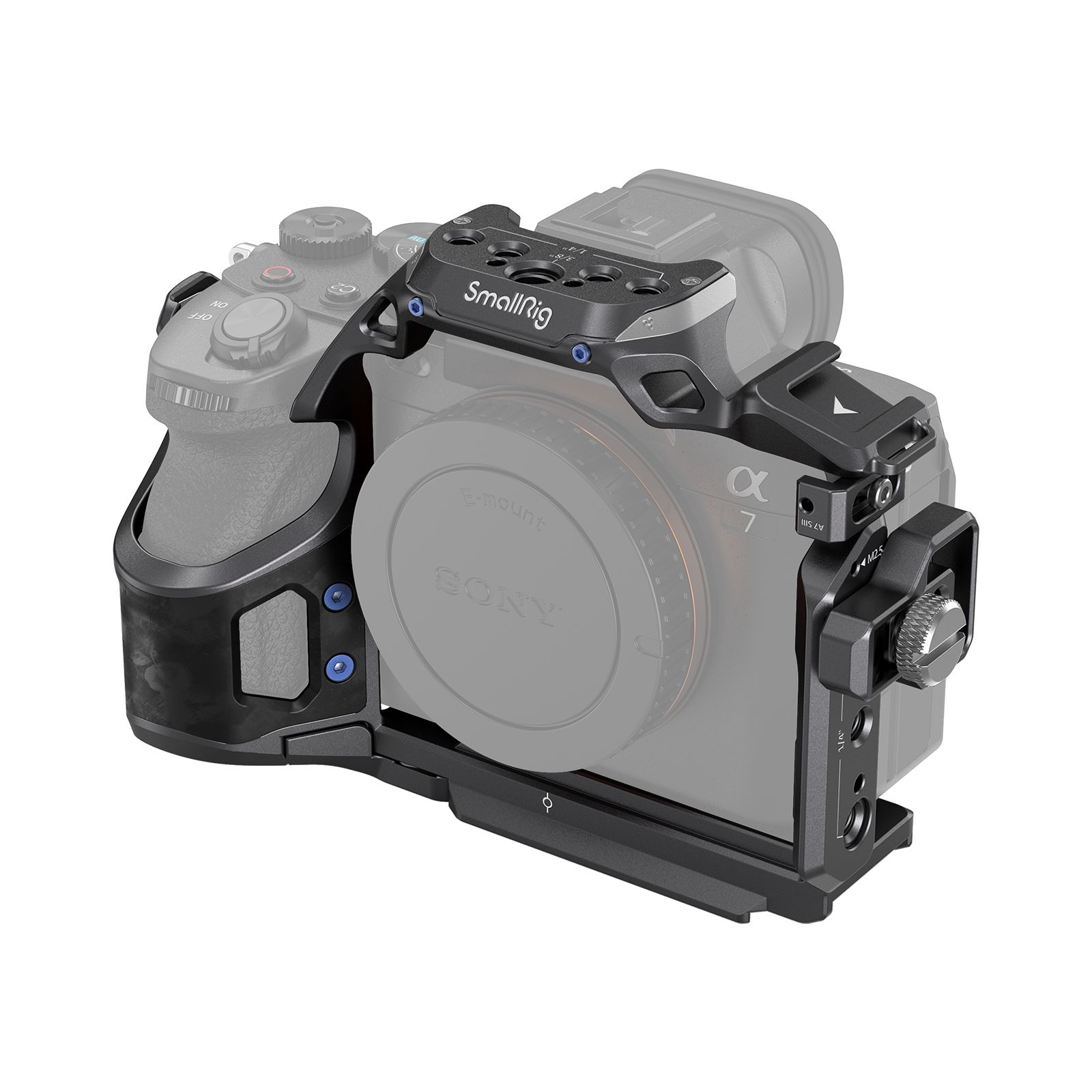 SmallRig 4308 Rhinoceros Cage Kit for Sony Alpha 7R V / 7 IV / 7S III - Black