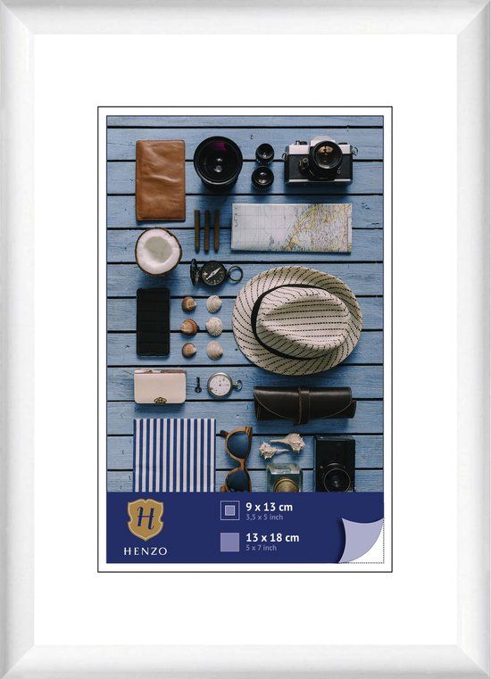 Henzo Napoli Fotolijst - 13x18 cm - Wit