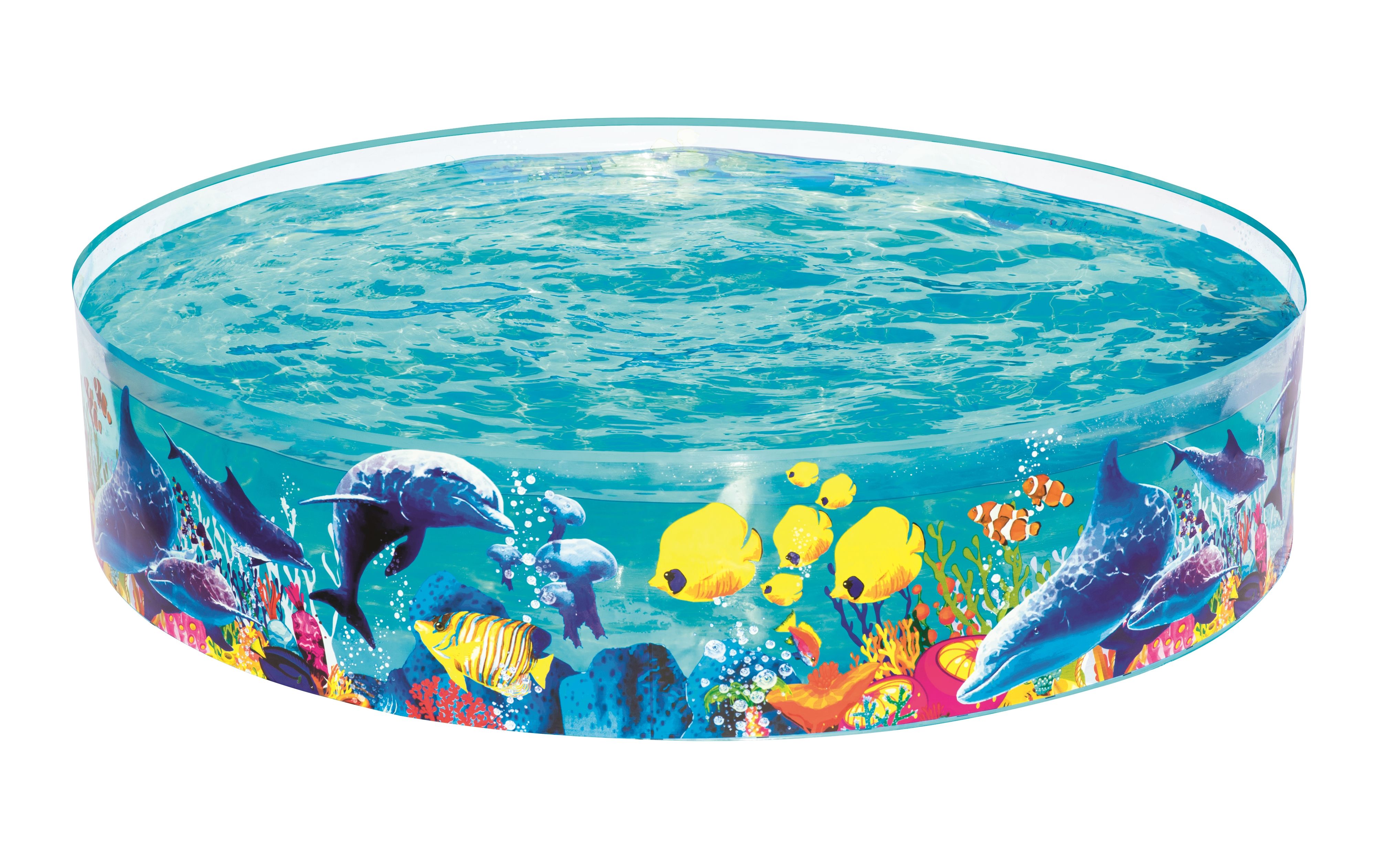 Bestway Kinderbad rond seaworld fill `n fun 183 cm - Multi