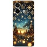 Xiaomi Siliconen hoesje compatibel met Xiaomi Redmi Note 13 Pro 5G Kerstmagie