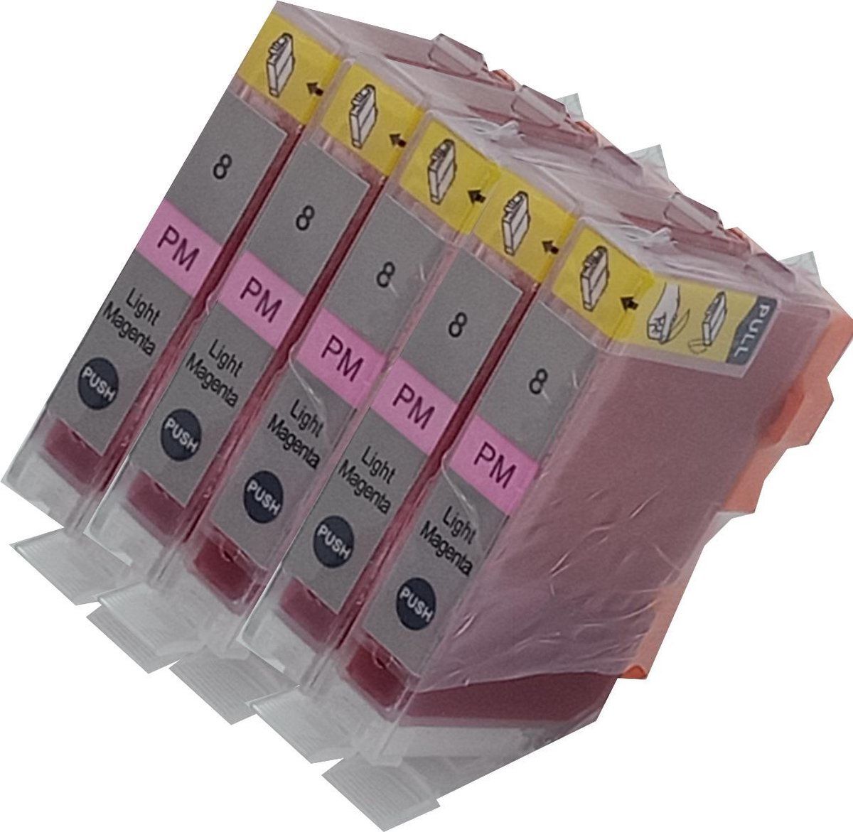 KATRIZ KATRIZ® inkt Canon BCI-6 Licht Magenta | 5 stuks