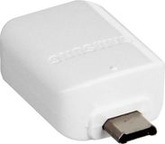 Samsung OTG-adapterkabel Geschikt voor micro USB voor gegevensoverdracht, Wit