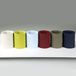 Dag Style - Set van 6 ronde servetringen, verschillende kleuren