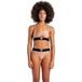 Arena Bralette Bicolore Élastique Crème Taille : XS