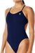 Tyr Durafast Elite Solid Cutoutfit Zwempak Blauw 30 Vrouw