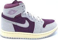 Nike Air Jordan 1 Comfort 2 Dames Hoge Sneakers - Grijs/Paars