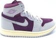 Nike Air Jordan 1 Comfort 2 Dames Hoge Sneakers - Grijs/Paars