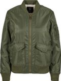 Brandit Sherpa Bomber Jacket Dames Tussenseizoensjas - olijf - S