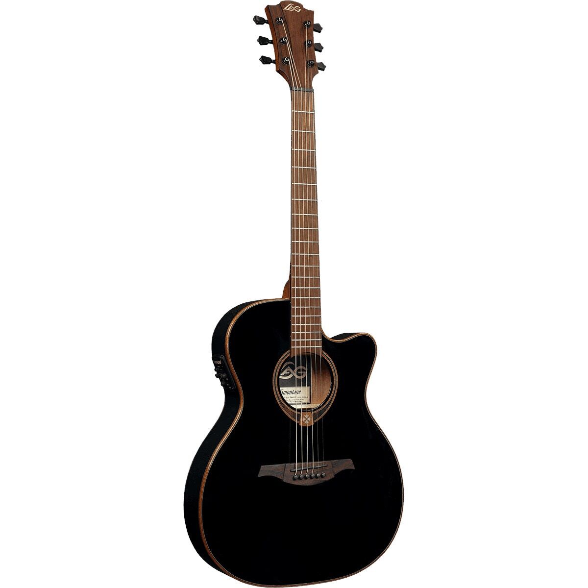 LAG Guitars Tramontane 118 T118ASCE-BLK Black