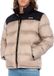 Schott Utah Puffer Winterjas Heren - Beige/Zwart - Maat M