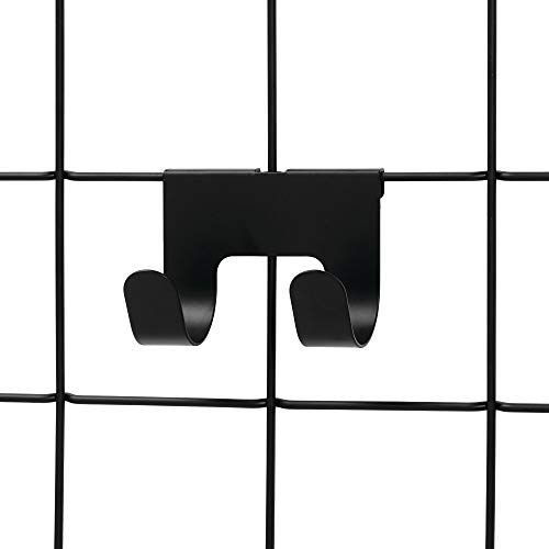 IDesign Dubbele wandhaken - Set van 2 - Matzwart