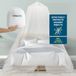 HOBERG Muggennet Reizen | XXL Muggennet Bed voor kinderbed, eenpersoons- & tweepersoonsbed | Outdoor Muggentent 400 Mesh voor balkon | Insectenwerend baldakijn om te plakken of te boren - 60 cm Ø