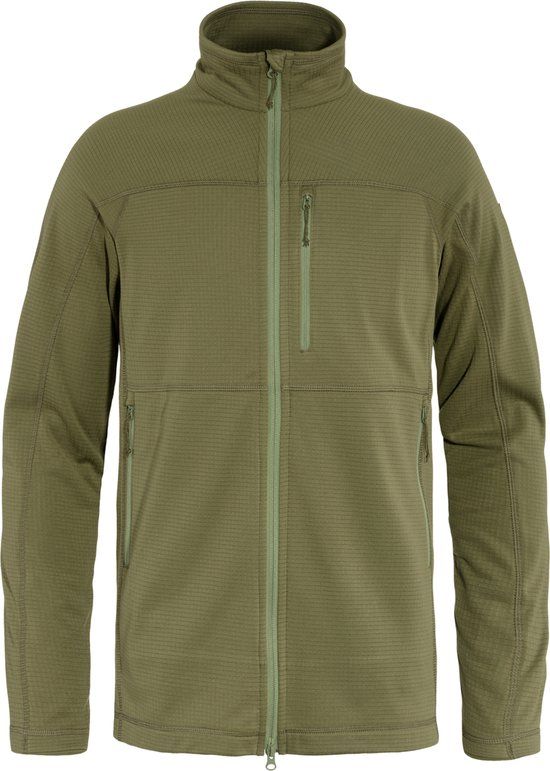 Fjällräven Abisko Lite Fleece Heren Outdoorvest - Green - L