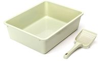 Nobleza Open kattenbak - Met schepje - 43x32,5x12 cm - Groen
