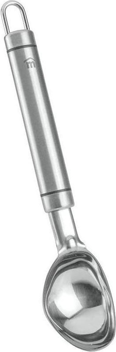 Metaltex ijsschep Victoria 21 x 4 cm RVS zilver