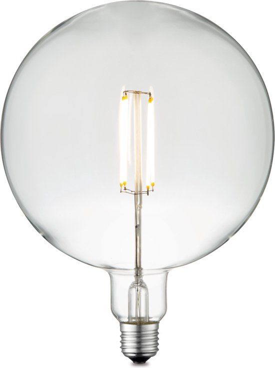 Home Sweet Home Edison Vintage E27 LED filament lichtbron Carbon - Helder - G180 Global - Retro LED lamp - Dimbaar - 4W 440lm 3000K