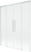 Mexen Rox paroi de douche 2 pièces coulissant 140 x 150 , transparent, blanc