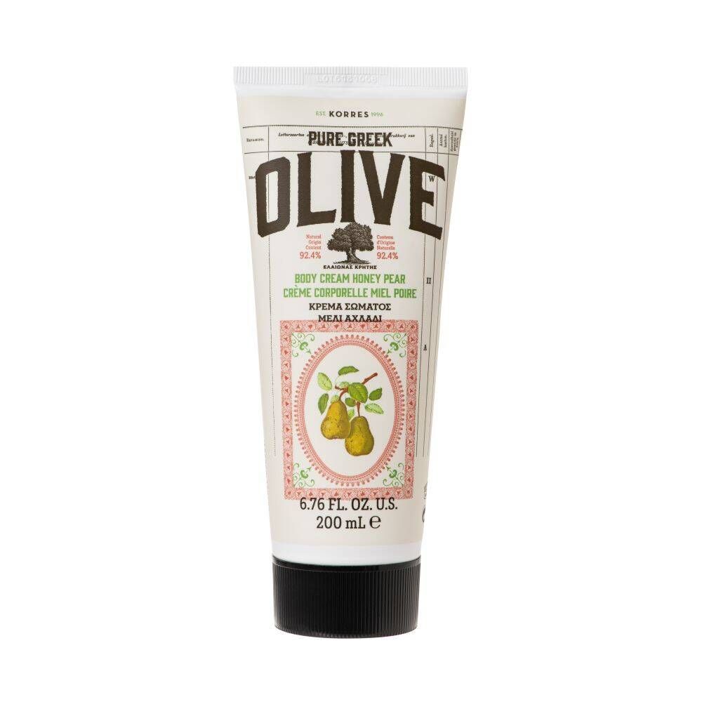 Korres Pure Greek Olive Body Cream Honey Pear 200ml