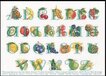 Thea Gouverneur Borduurpakket 2090A Fruit Alphabet - Aida stof 100% katoen