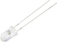 Tru Components Bedrade LED Oranje Rond 5 mm 3000 mcd 30 ° 8 mA 3 V, 13 V