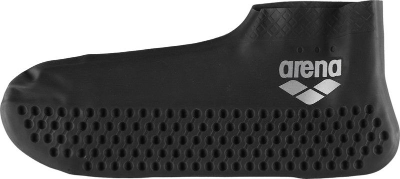 Arena Latex Sokken, black-silver