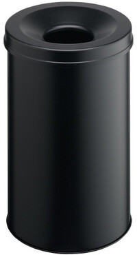 ORBIS 330601 - Afvalcontainer - Zwart - Staal - Rond