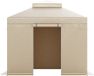Vevor Winter Gazebo Cover - Beige PE - 3.07m x 3.07m x 3.07m