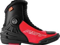 RST Tractech Evo D3O Short geperforeerde motorlaarzen Zwart/neonrood Maat 40