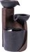 dobar® Design Tafelfontein - Drietraps - Grijs - 22cm