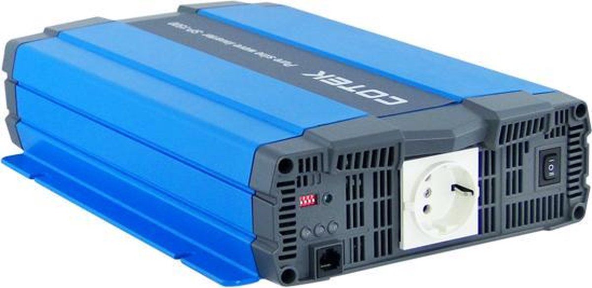 Cotek SP 1500 - 212 - 1500W - 12V omvormer / inverter - blauw