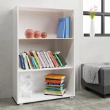 Casaria Boekenkast Vela - 3 Vakken Verstelbaar 115x60x28 cm - Wit