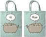 Pusheen Sac fourre-tout Vert Polyester 40 x 35 cm