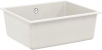 vidaXL Wasbak 80% kwarts en 20% hars 530 x 460 mm wit