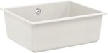 vidaXL Wasbak 80% kwarts en 20% hars 530 x 460 mm wit