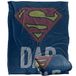 SUPERMAN LOGO Silky Touch Super Zachte Sprei Deken 152 x 127 cm